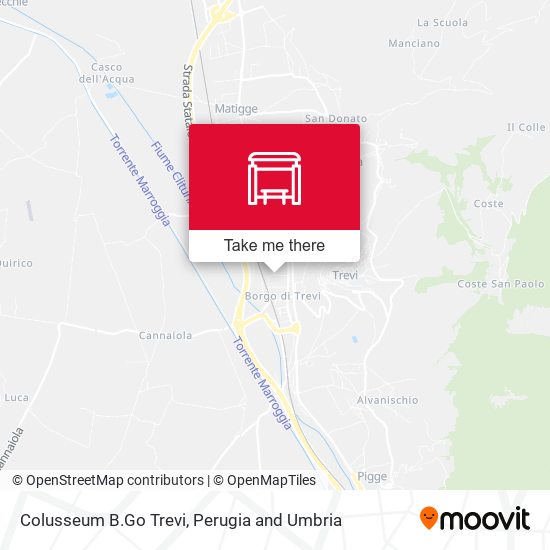 Colusseum B.Go Trevi map