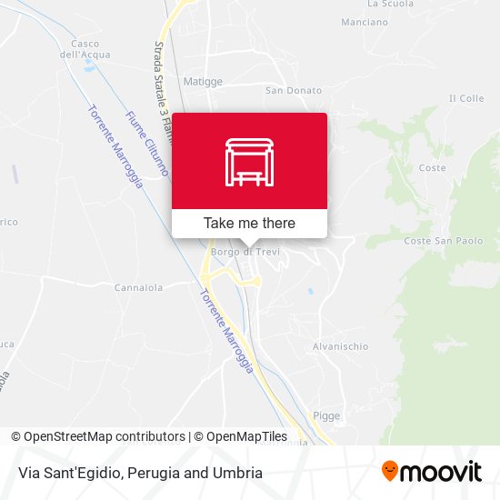 Via Sant'Egidio map
