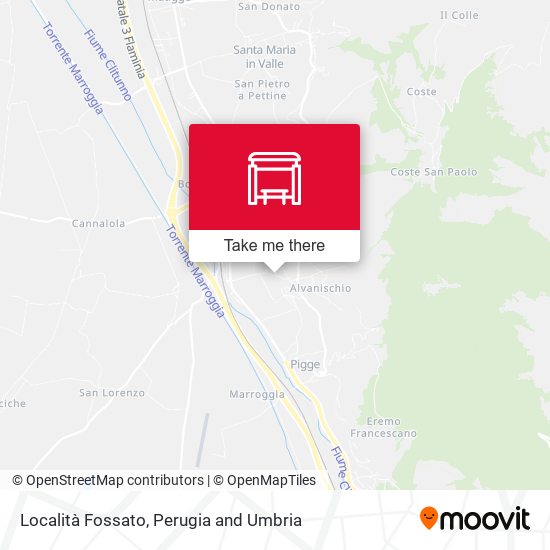 Località Fossato map