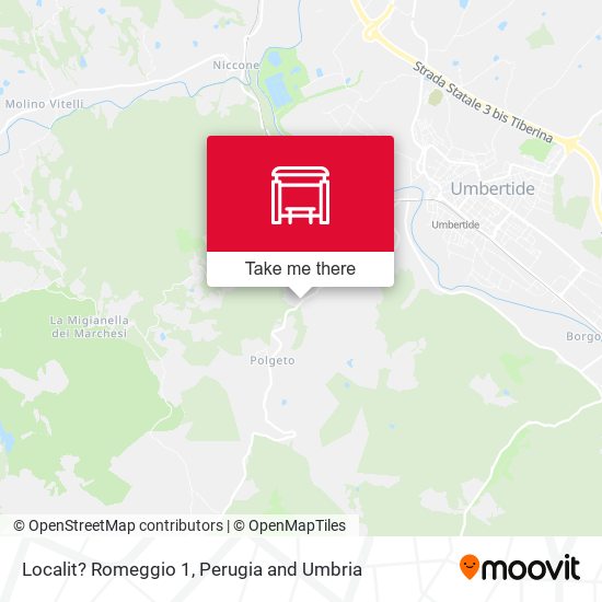 Localit? Romeggio 1 map