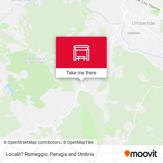 Localit? Romeggio map
