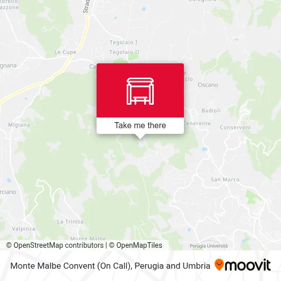 Monte Malbe Convent (On Call) map