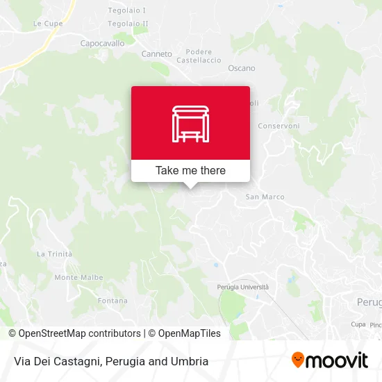 Via Dei Castagni map