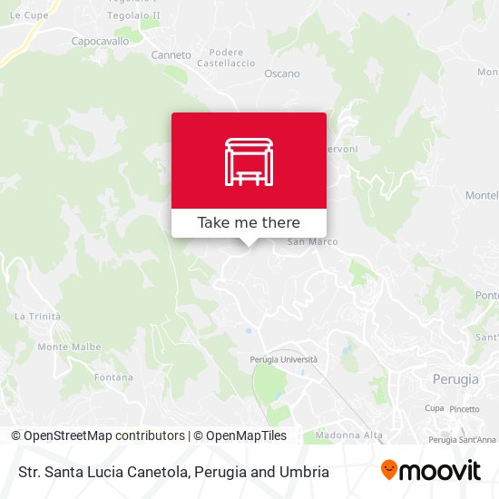 Str. Santa Lucia Canetola map