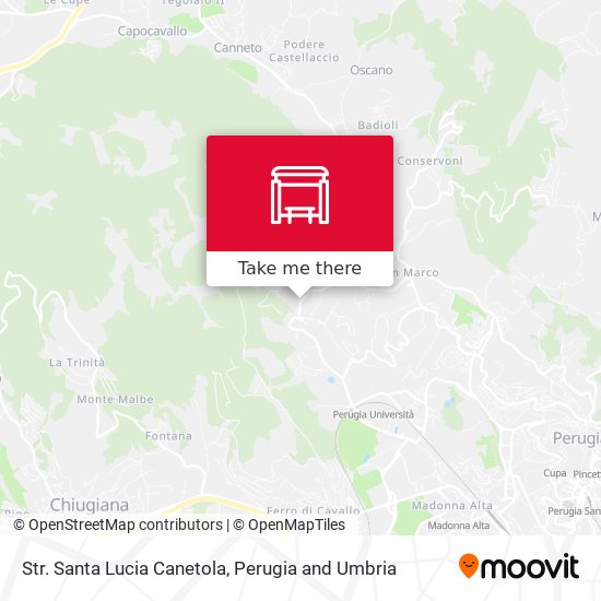 Str. Santa Lucia Canetola map
