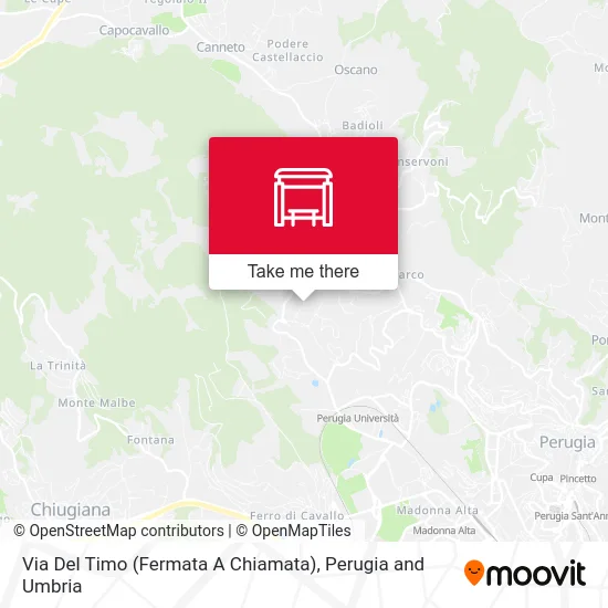 Via Del Timo (On Call Stop) map