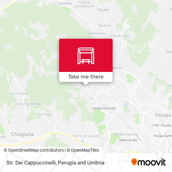Str. Dei Cappuccinelli map