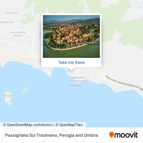 Passignano Sul Trasimeno map