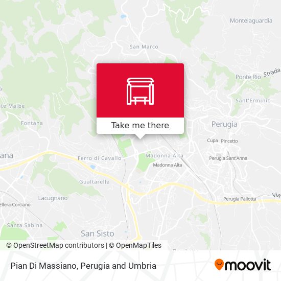 Pian Di Massiano map