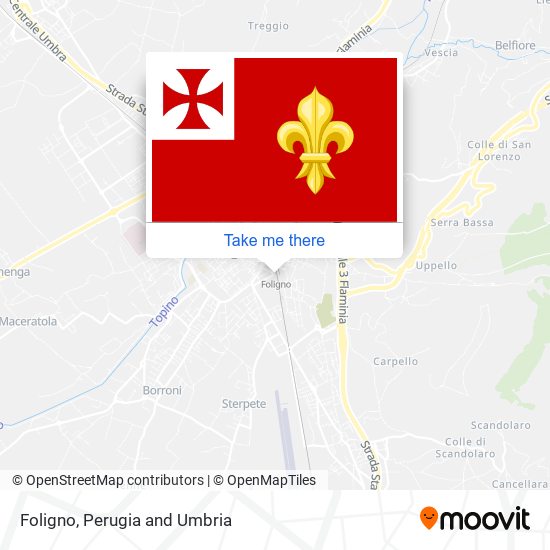 Foligno map