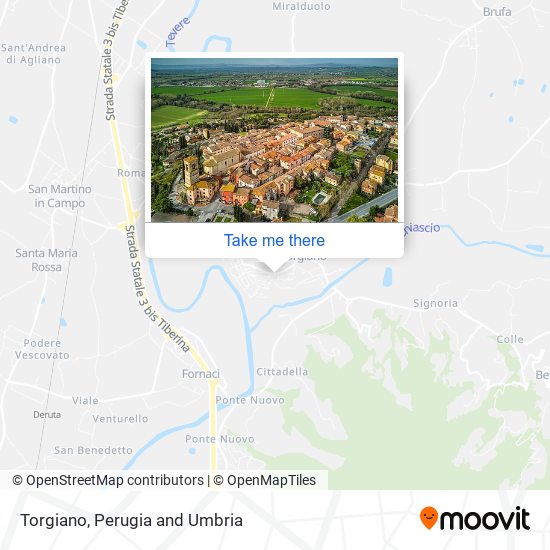 Torgiano map