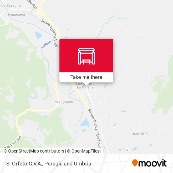 S. Orfeto C.V.A. map
