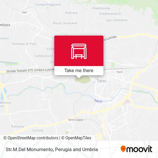 Str.M.Del Monumento map