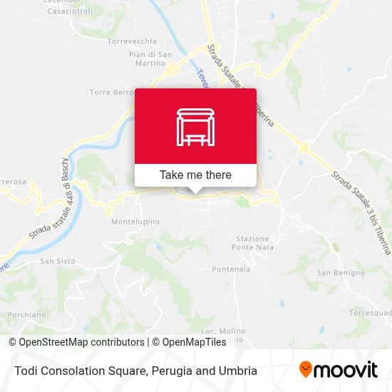 Todi Consolation Square map