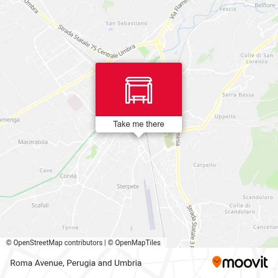 Roma Avenue map
