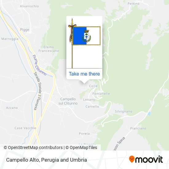 Campello Alto map