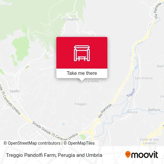 Treggio Pandolfi Farm map