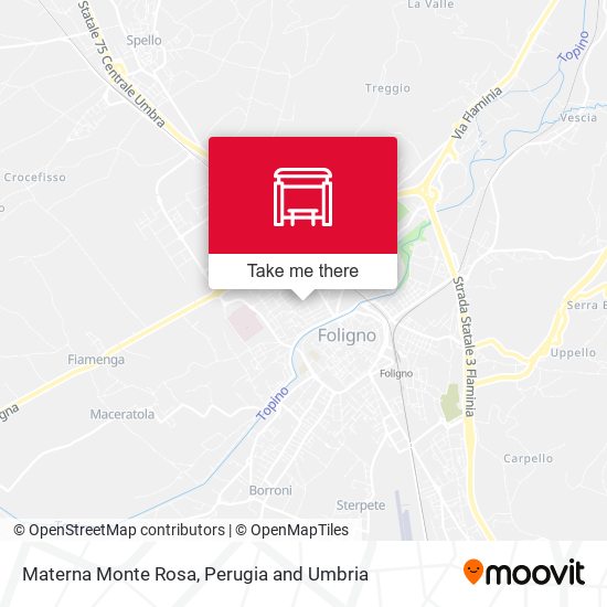 Materna Monte Rosa map