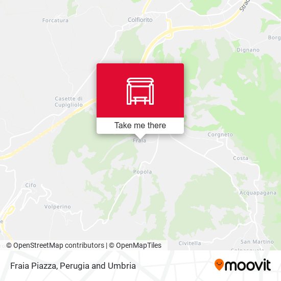 Fraia Piazza map