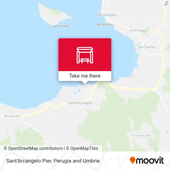 Sant'Arcangelo Pier map