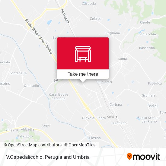 V.Ospedalicchio map
