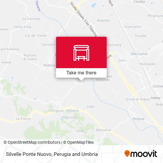 Silvelle Ponte Nuovo map