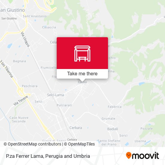 P.za Ferrer Lama map
