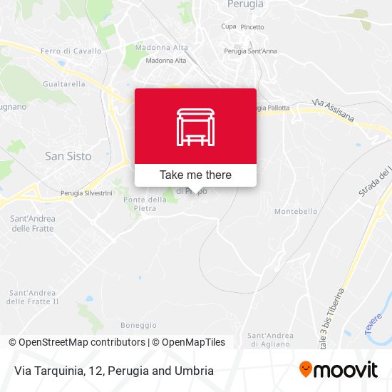 Via Tarquinia, 12 map