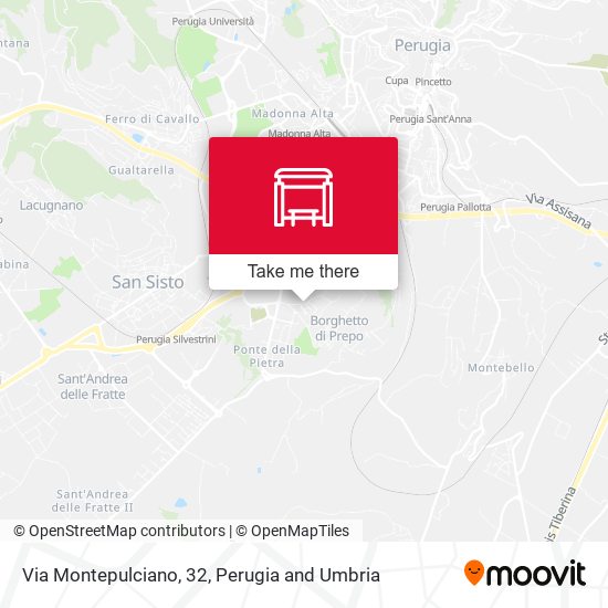 Via Montepulciano, 32 map