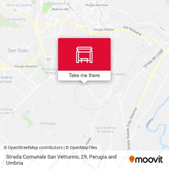 Strada Comunale San Vetturino, 29 map