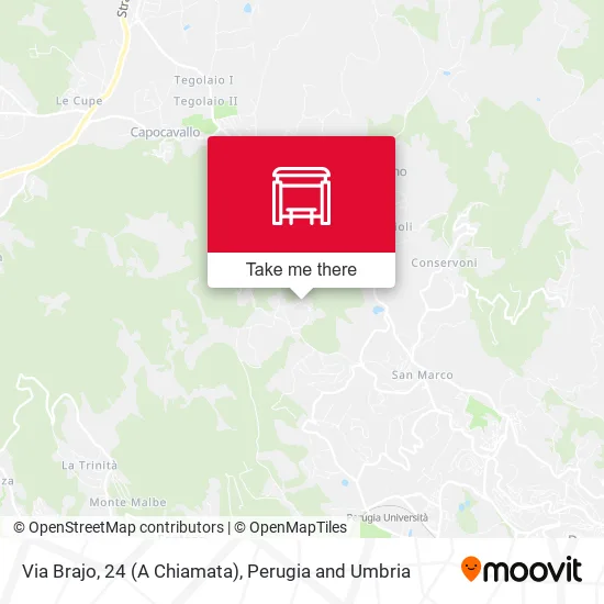 Via Brajo, 24  (A Chiamata) map