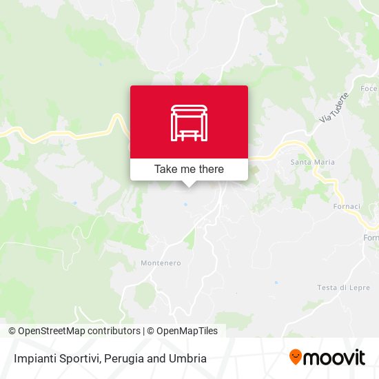 Impianti Sportivi map