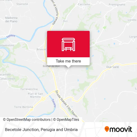 Becetole Junction map