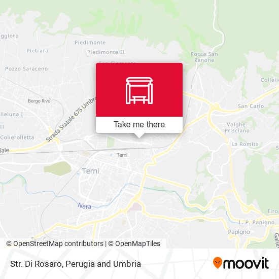 Str. Di Rosaro map