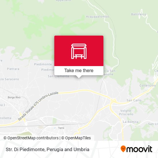 Str. Di Piedimonte map