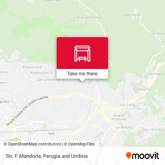 Str. F. Mandorla map