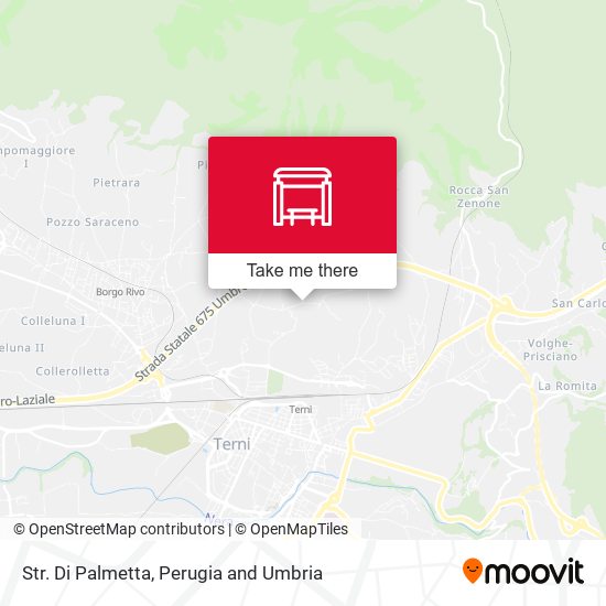 Str. Di Palmetta map