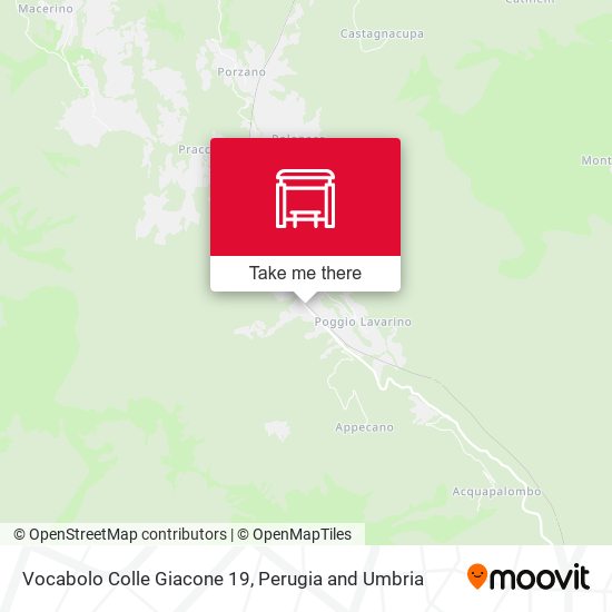 Vocabolo Colle Giacone 19 map