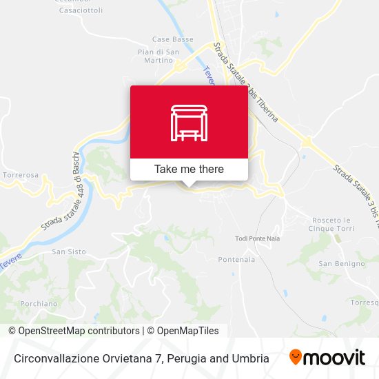 Circonvallazione Orvietana 7 map