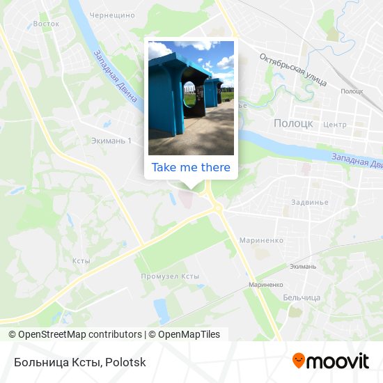Больница Ксты map