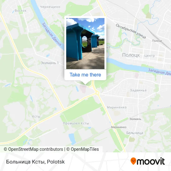 Больница Ксты map