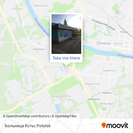 Больница Ксты map