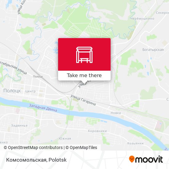Комсомольская map
