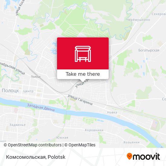 Комсомольская map