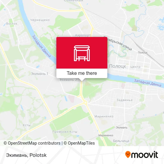 Экимань map