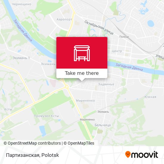 Партизанская map