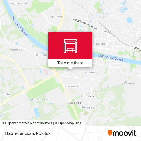 Партизанская map