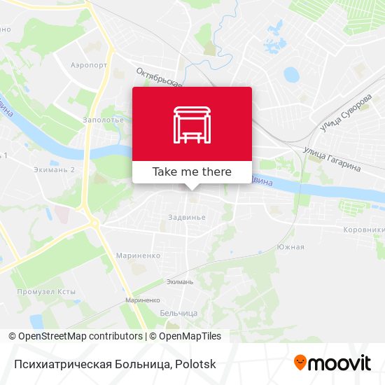 Психиатрическая Больница map