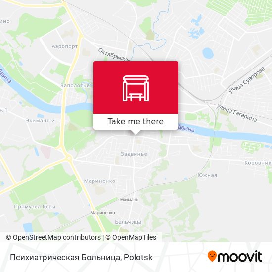 Психиатрическая Больница map