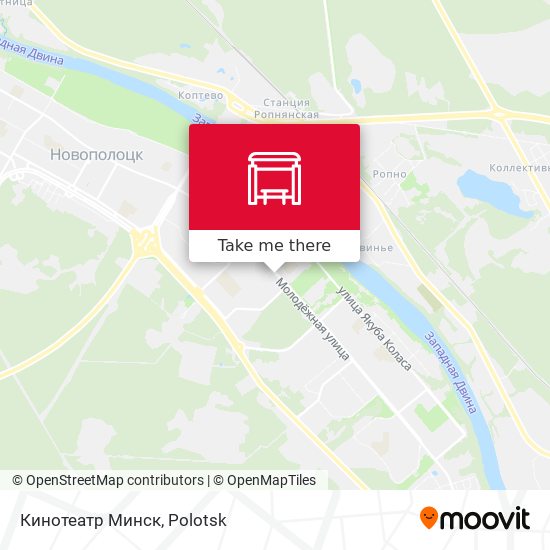 Кинотеатр Минск map